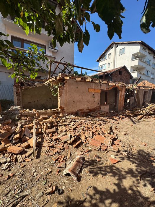 Услуги с мини багер и самосвал