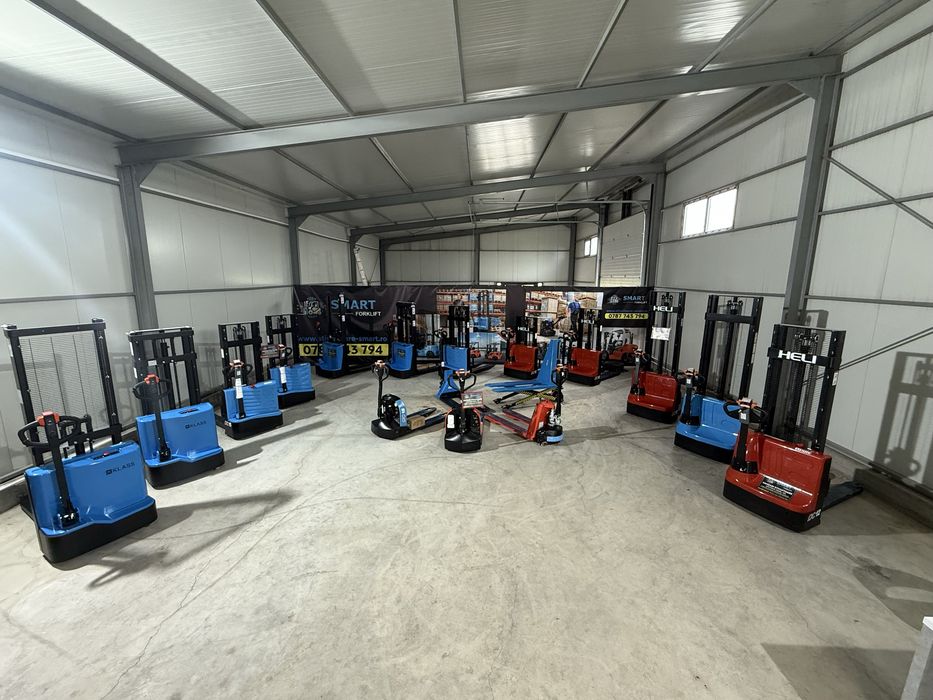 Transpalet Electric cu Catarg Li-ION