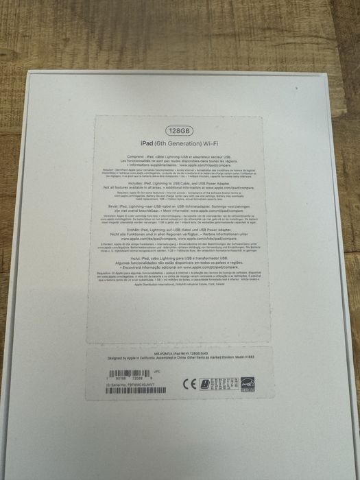 Ipad 6th Generation Wi - Fi 128 GB