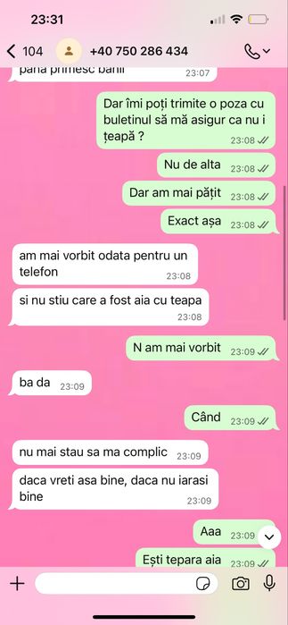 Iphone 16 Roz -Grija la tepe