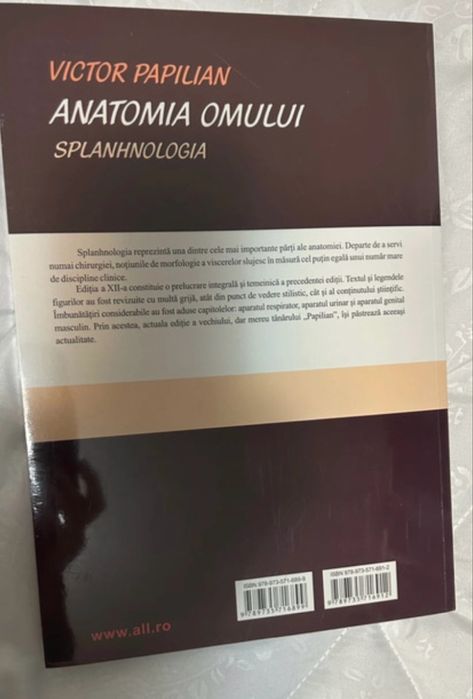 Anatomia omului, vol 1 si 2-Victor Papilian