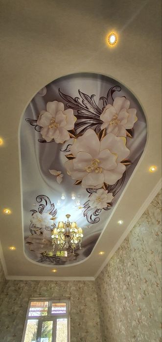 Натяжной потолок и оргстекло