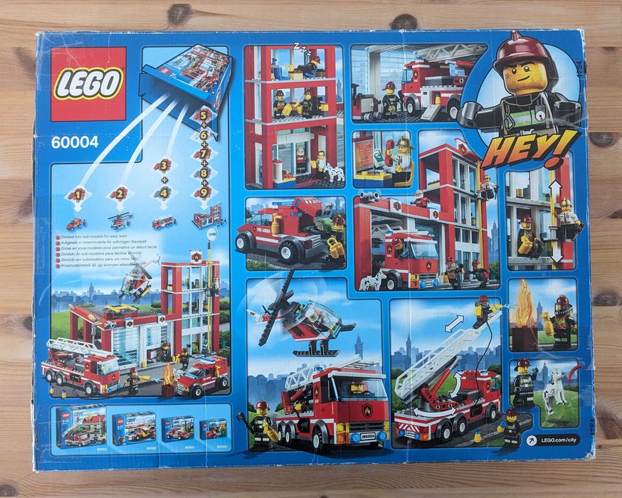 Vand lego city 60004 - Statia de pompieri