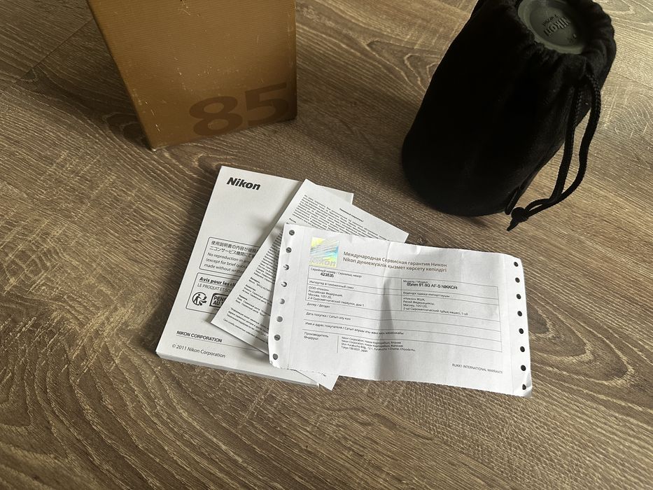 Объектив Nikon 85mm 1.8