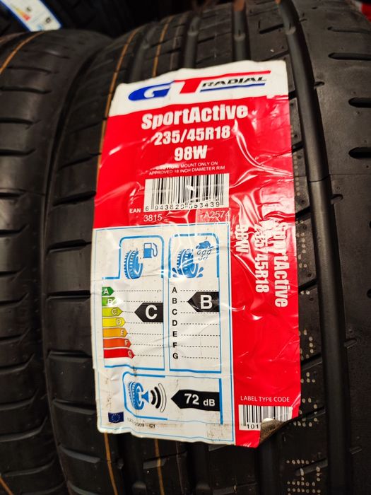 Летни гуми 235 45 18 2бр .
