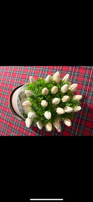 Изкуствени цветя от сапун подарък за бебе