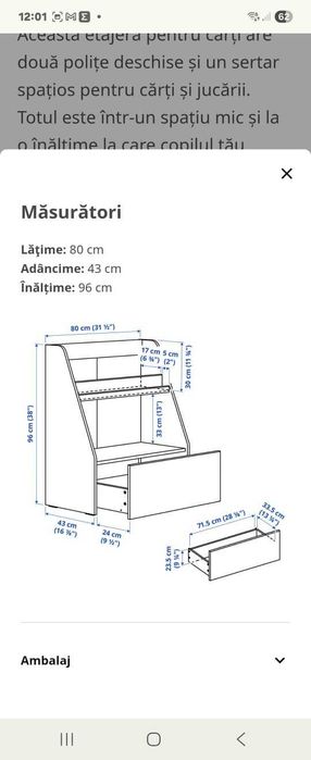 Mobilier camera copil Ikea