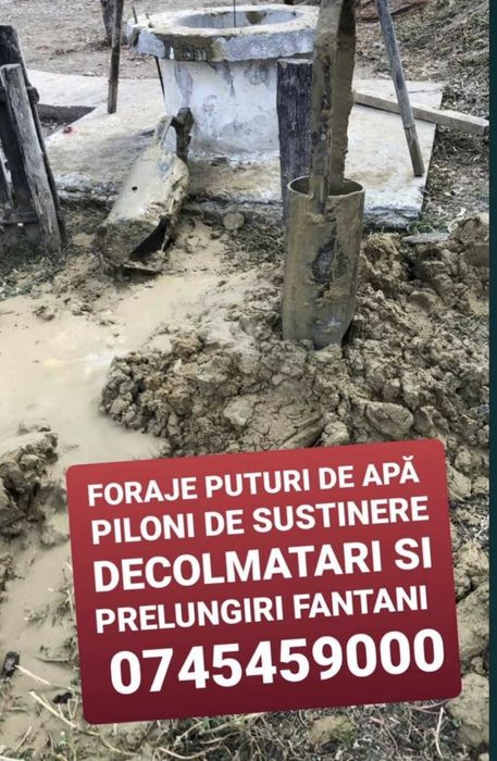 Foraje puturi de apa