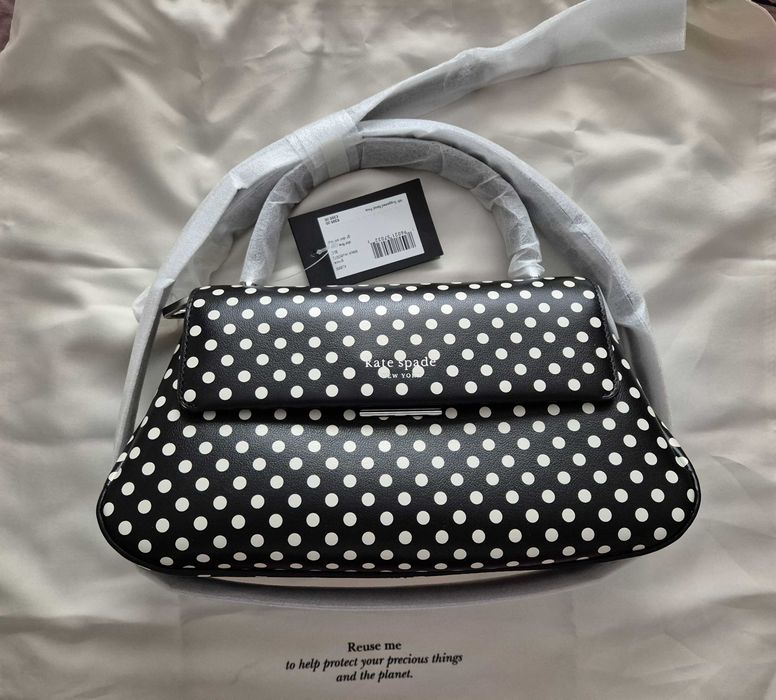 [Нова, с етикет] Дамска чанта Kate Spade, polka dot