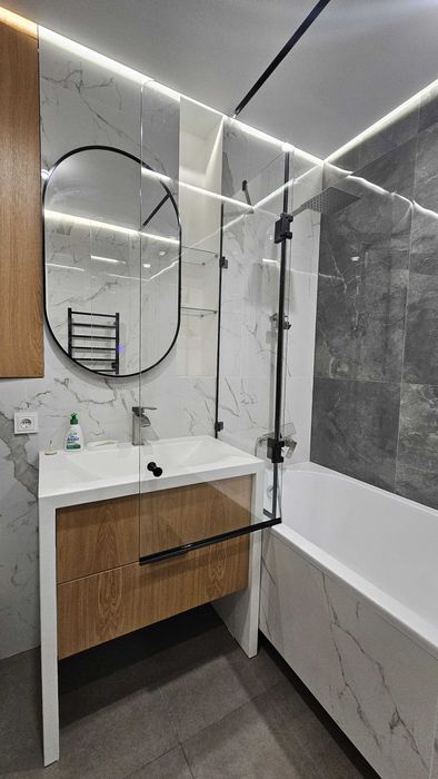 Изготовление душевых кабин и перегородок из стекла