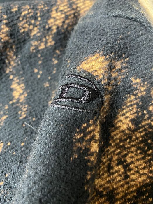 Diesel black s-jan bleached shirt
