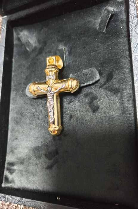 Cruciuliță masivă aur