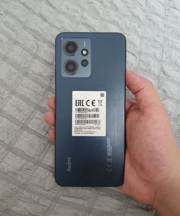 Xiaomi Redmi Note 12 8/128GB Black Igravoy Original Holati Ideal Zor