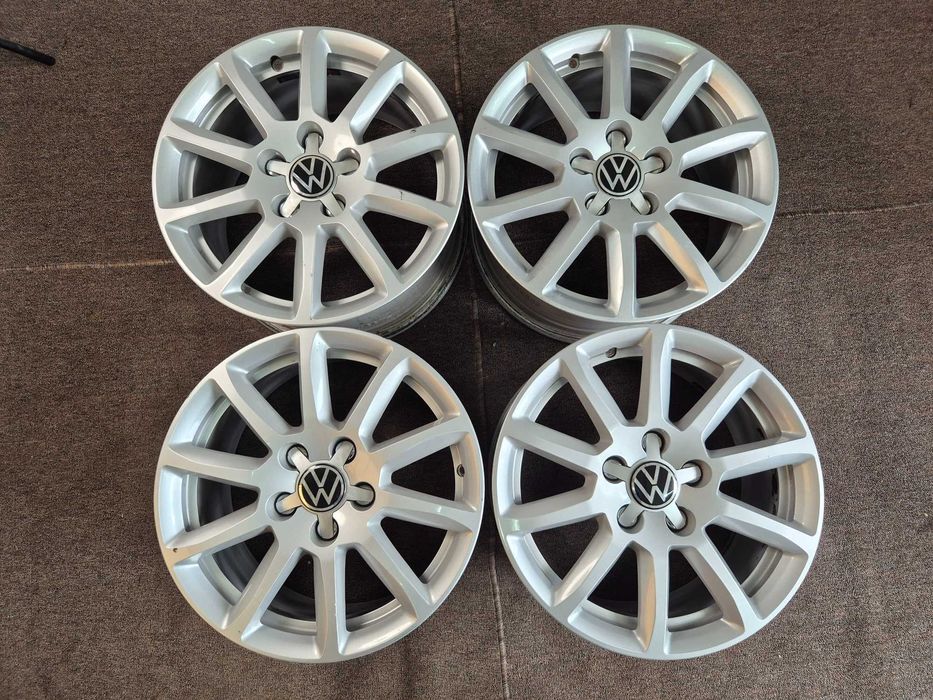 4 Jante Aliaj 5x112 16'' 7.5J ET 45 - OEM VW Golf Passat Touran Sharan Caddy T-ROC / Skoda Octavia Superb Karoq YETI
