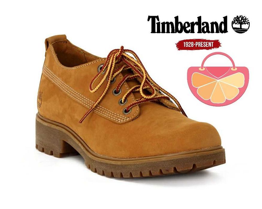 %ПРОМО% TIMBERLAND № 36/37 – Дамски обувки ест набук "OXFORD BOOTS"