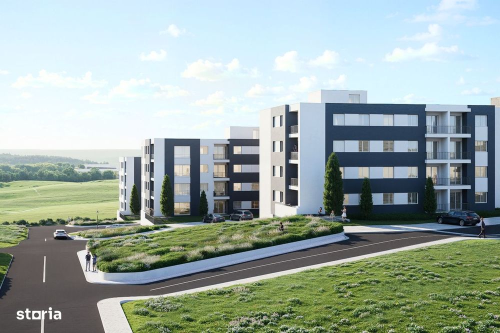 Apartament 2 camere Cug Valea Adanca, bloc nou, cartier rezidential