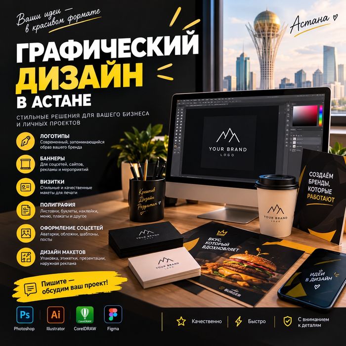 Услуги графического дизайнера