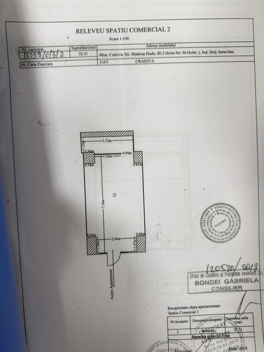 Spațiu comercial ultracentral Madona Dudu – vis-a-vis Cinema Modern