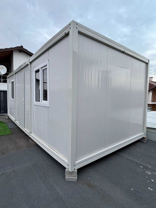 Контейнери за живеене. Фургони. Тоалетни кабини. WC.