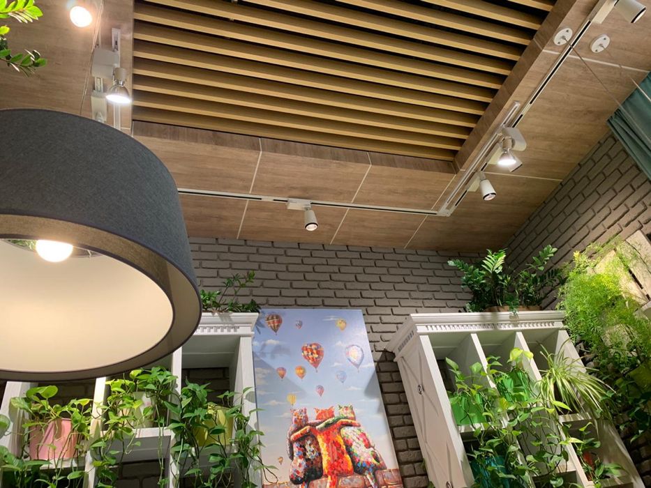 Кубообразный Реечный потолок