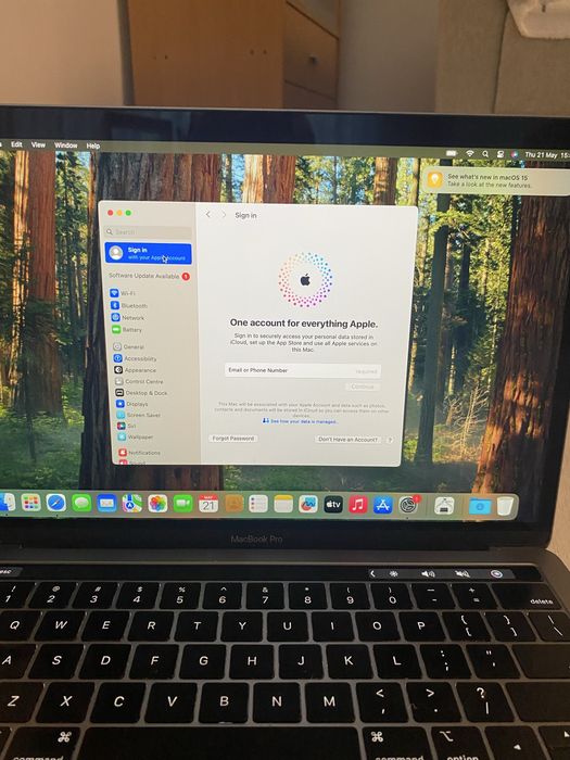 Macbook Pro A1989, Intel I7