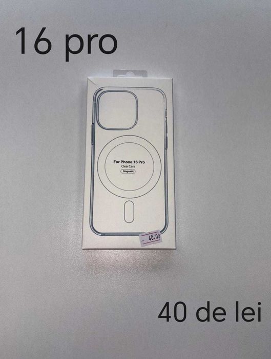 Huse, Folii, Cabluri iPhone 16 Pro - Montaj gratuit folie