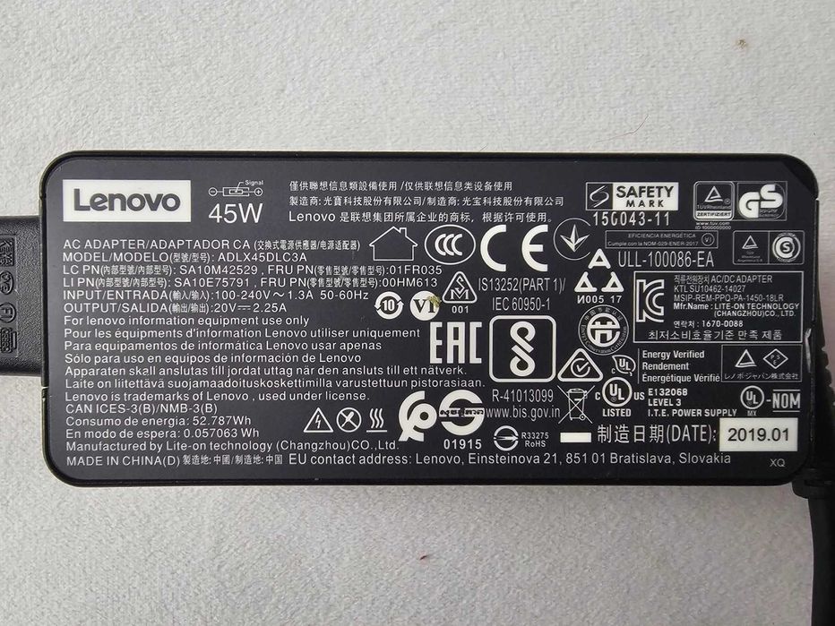 incarcator original Lenovo 45W