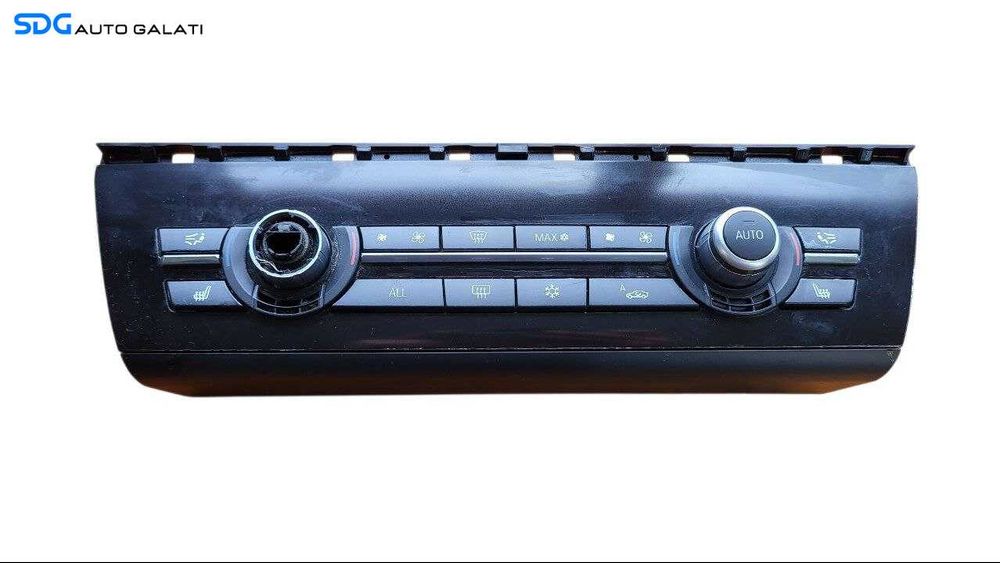 Panou Comanda AC Clima Climatronic Aer Conditionat BMW Seria 5 F10 F11 2009 - 2017 Cod 9241238-01 14122010 [LR2187]
