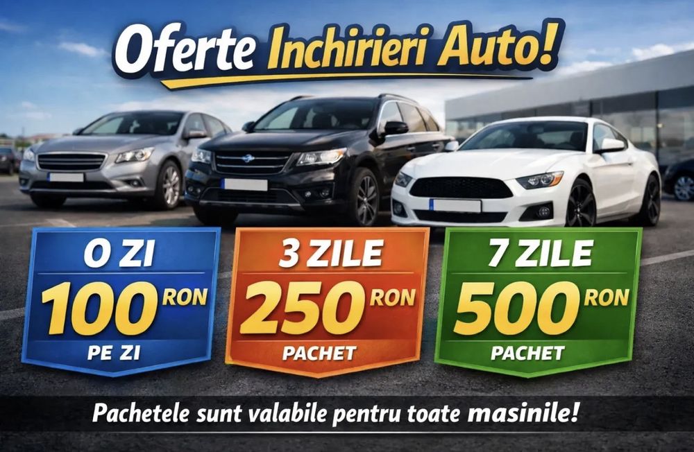 Masini inchirat Bolt/Uber