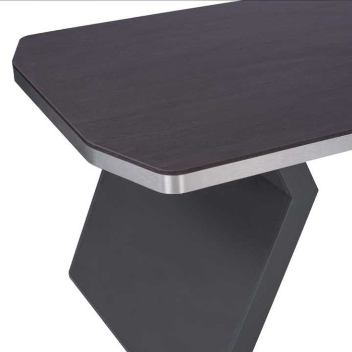 Ъглово офис бюро дясно   rosewood 220x180x76cm