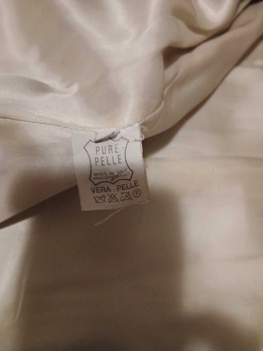 haina de piele naturala crem