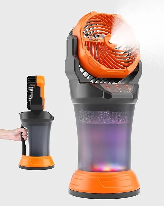 Ventilator juda kuchli va sifatli zaryadkali