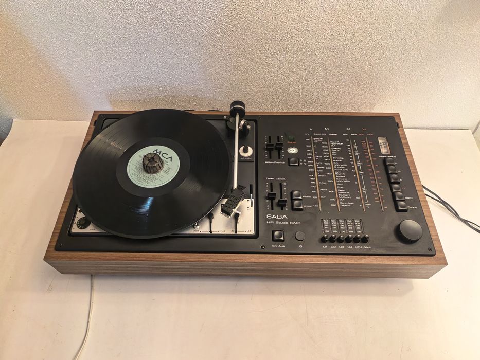 Pick up SABA HiFi Studio 8740 amplituner si Dual  1225 full automatic mufe RCA 4 iesiri pentru boxe