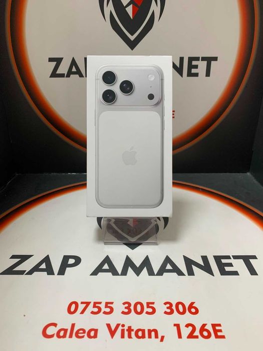 ZAP AMANET - iPhone 17 Pro - 256GB - Silver - SIGILAT - Acceptam schimburi