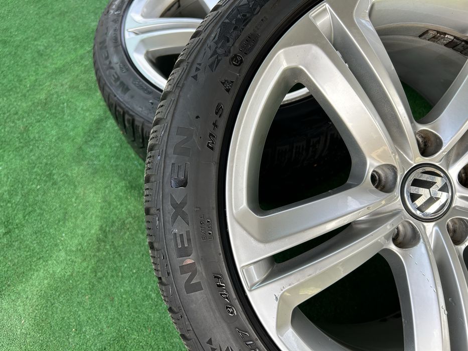 5х112 17 8j ET 41 за vw passat golf 5 6 touran tiguan skoda seat kadi с зимни гуми