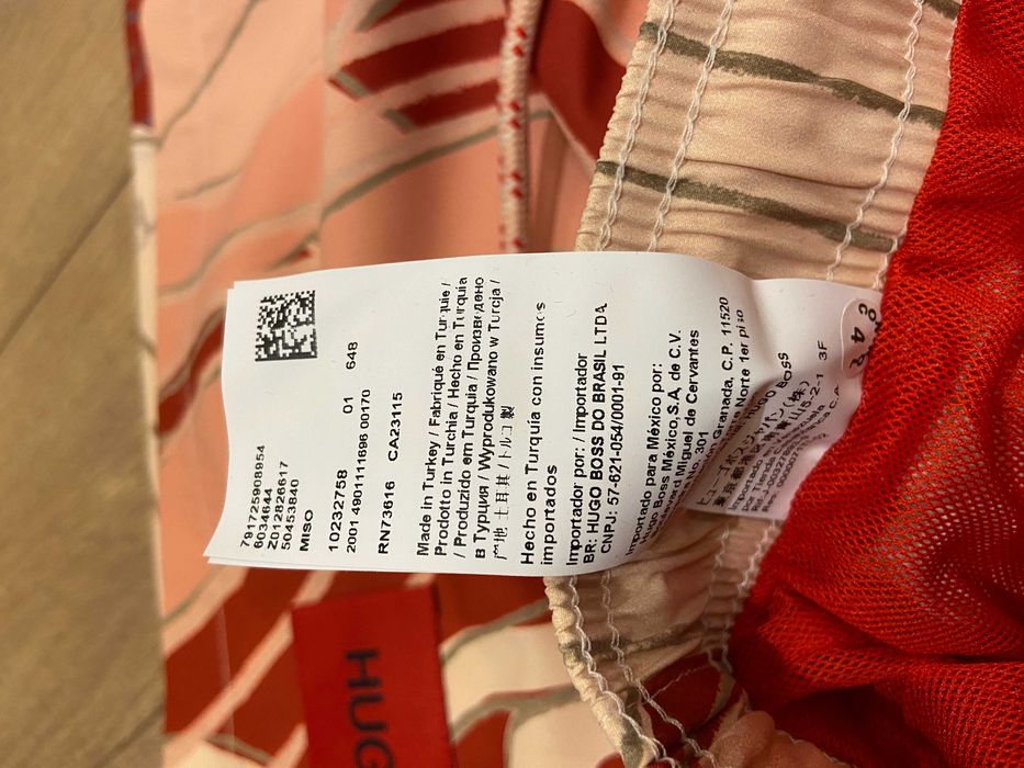HUGO BOSS, Оригинални Плувни шорти, (Miso floral) шарени, размери: S, M, L, XL и XXL