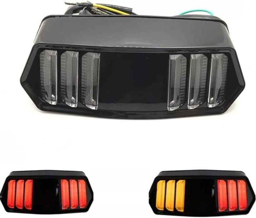 LED Стоп диоден за мотоциклет с вградени мигачи.