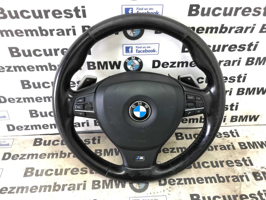 Volan pachet M sport cu airbag,padele,incalzire BMW F07,F10,F12,F01