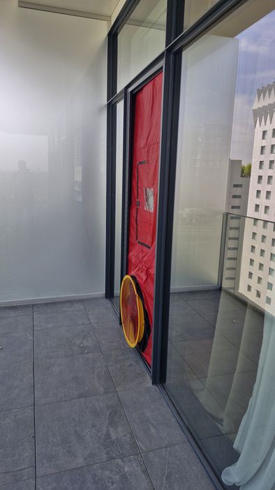 Termografie si testare etansare la aer cu usa suflanta (blower door)