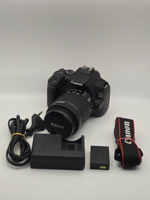 Canon EOS 250D + Obiectiv EF-S 18-55mm IS STM – Stare Impecabila