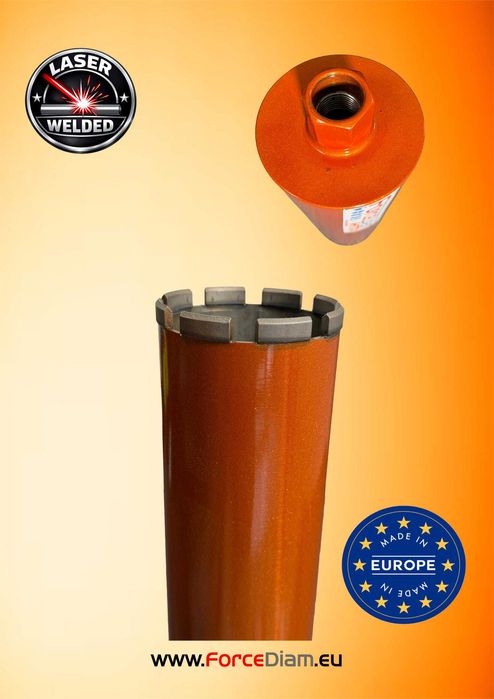 Ø52 Carota Diamantata pentru Beton ForceDiam HTX, Diametru 52mm,L 450mm, 1 1/4″