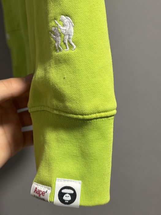 Aape zip hoodie.   .