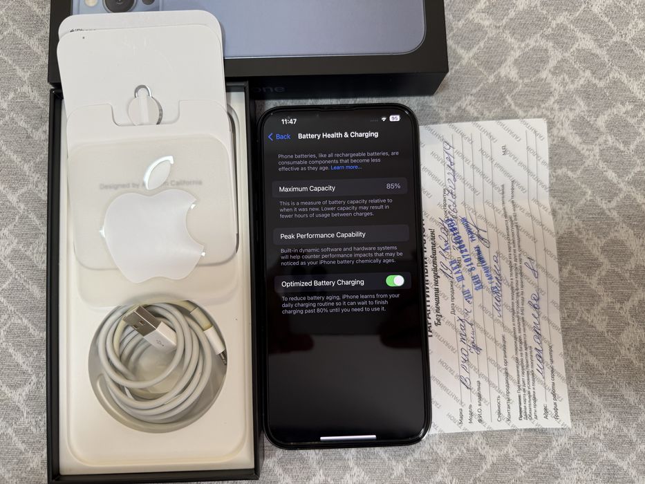 iPhone 13 Pro Max, 256, 85% Sierra Blue