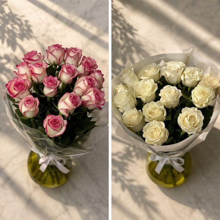 Продам букеты из роз, свежие.