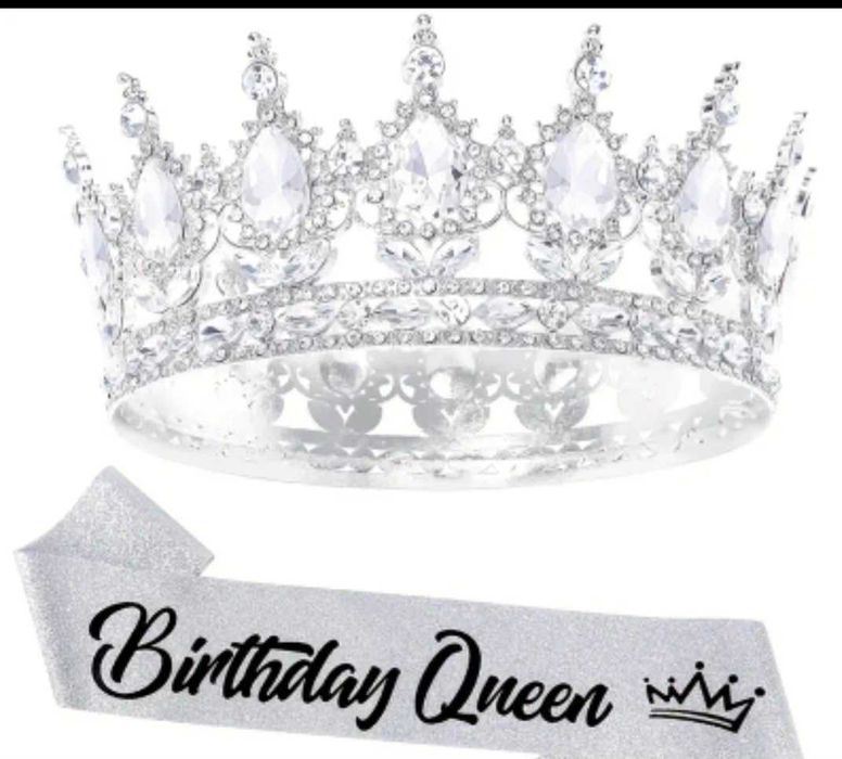 Метална корона за парти, торта