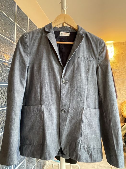 Детско синьо сако 164 см H&M