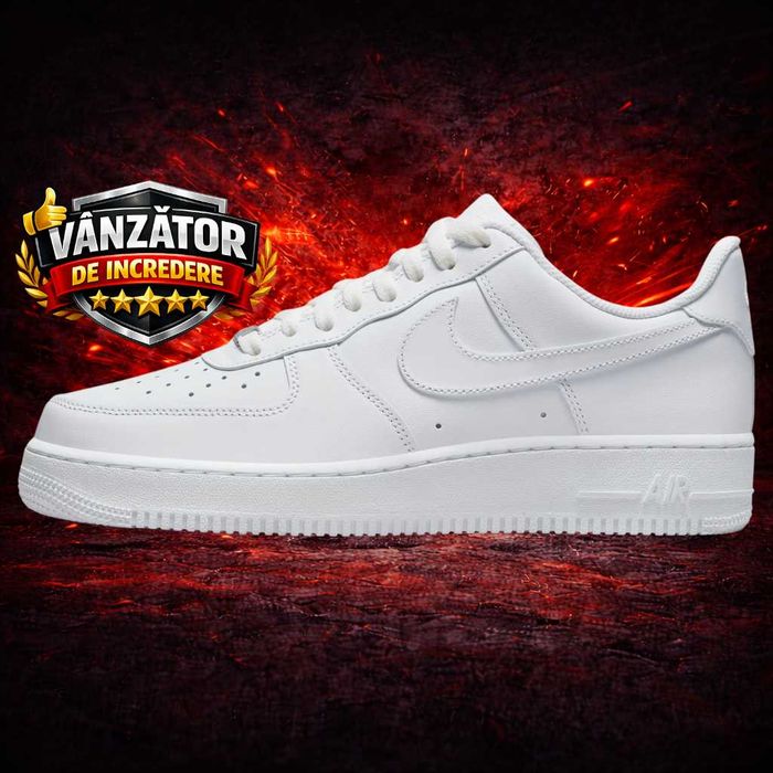 Adidasi Nike Air Force 1 Low '07 "White On White" NOI