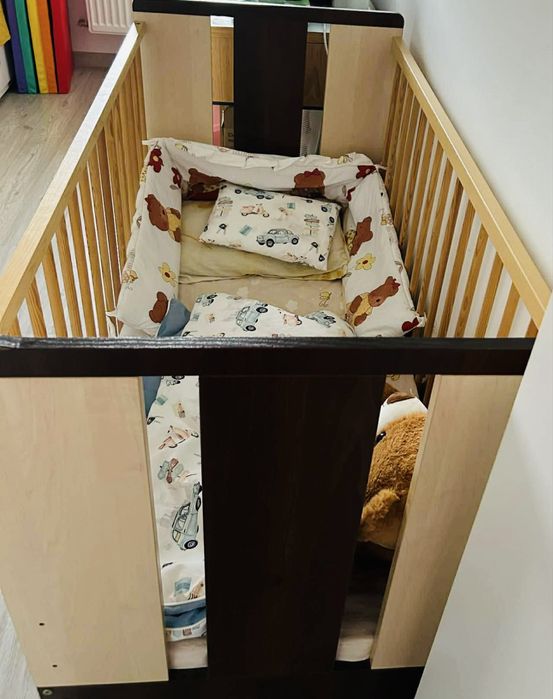 Patut de bebe cu saltea