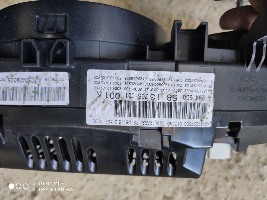Километраж за Mercedes Мерцедес дизел C E FACE W204 W212 км и мили
