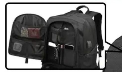 Рюкзак,сумка удобная.